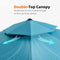 PURPLE LEAF Large Round Patio Cantilever Umbrella With Base for Deck, Pool, Backyard