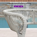 PURPLE LEAF 7 / 9 / 11 pcs Outdoor Dining Set Patio Dining Furniture for Lawn Backyard Deck Brown