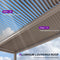 PURPLE LEAF Louvered Pergola Outdoor Aluminum Pergola with Adjustable Roof for Deck Backyard Garden Hardtop Gazebo