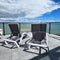 PURPLE LEAF Patio Chaise Lounge Chair Outdoor Plastic Textilene Sun Bathing Recliner Tanning Pool Lounger with 6 Adjustable Position for Outside Beach in-Pool Lawn Poolside