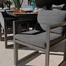PURPLE LEAF Caesar 2-Pieces Patio Dining Chairs Aluminum Luxury Chairs with Olifen Removable Thick Cushion and Pillow for Garden Deck