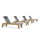 PURPLE LEAF Pool Oversized Lounge Chairs Rattan Aluminium Patio Chaise Lounge Outdoor Adjustable Recliner Finish Loungers Woven PE Sun Chairs for Poolside Deck Beach
