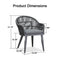 PURPLE LEAF Outdoor Bar Stools Set of 2 Rattan Bar Stools Counter Stools with Back and Cushions  for Patio, Garden, Kitchen