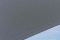 Grey polyester fabric texture for #E Series# cantilever umbrella canopy.