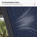 PURPLE LEAF Patio Chaise Lounge Plastic Pool Outdoor Lounge Chair with Aluminum Frame Stackable Patio Tanning Chairs for Poolside Sunbathing Beach Deck Yard