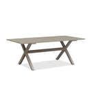 PURPLE LEAF Outdoor Dining Table Sleek Aluminum Frame Modern Outdoor Table for Deck Backyard Dining Gatherings