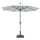 PURPLE LEAF Round Tiltable Patio Umbrella Poolside Porch Table Umbrella
