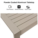 PURPLE LEAF Counter Stools, Bar Stools Set of 2 Rattan Bar Stools Wicker Bar Chairs Woven Aluminum Barstools with Back and Cushions