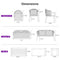 PURPLE LEAF Buler 4/8 Pieces Modern Patio Conversation Set with Rattan Chairs and Coffee Table Sofa for Poolside