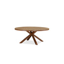 PURPLE LEAF Round & Rectangle Outdoor Dining Table HPL Aluminum Tabletop Modern Dining Table for Deck Kitchen