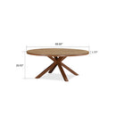 PURPLE LEAF Round & Rectangle Outdoor Dining Table HPL Aluminum Tabletop Modern Dining Table for Deck Kitchen