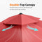 PURPLE LEAF Large Round Patio Cantilever Umbrella With Base for Deck, Pool, Backyard