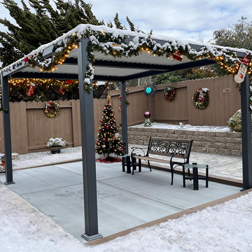 ゴテンクス　ベリーレア Adjustable Louvered Pergola | Outdoor Patio Sun Shade