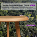 PURPLE LEAF Outdoor Bar Table Patio Dining Table Coffee Kitchen Breakfast Bistro Pub Bar Table for Patio Poolside