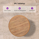 PURPLE LEAF Outdoor Bar Table Patio Dining Table Coffee Kitchen Breakfast Bistro Pub Bar Table for Patio Poolside