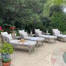 PURPLE LEAF Patio Chaise Lounge Chair  Aluminum Pool Lounge Chairs for Outdoor with 2 Cushions for Deck, Pool, Lawn, Garden, Courtyard, Porch