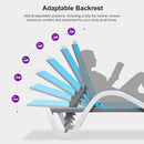 PURPLE LEAF Patio Chaise Lounge Chair Outdoor Plastic Textilene Sun Bathing Recliner Tanning Pool Lounger with 6 Adjustable Position for Outside Beach in-Pool Lawn Poolside