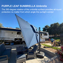 PURPLE LEAF Premium Patio Umbrella Classic SUNBRELLA Cantilever Umbrellas