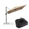PURPLE LEAF Affordable Patio Umbrella Square and Rectangular Cantilever Umbrella