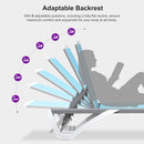 PURPLE LEAF Patio Chaise Lounge Chair Outside Aluminum Plastic Stackable Tanning Chairs for Pool Sunbathing Beach Deck Outdoor Lounger