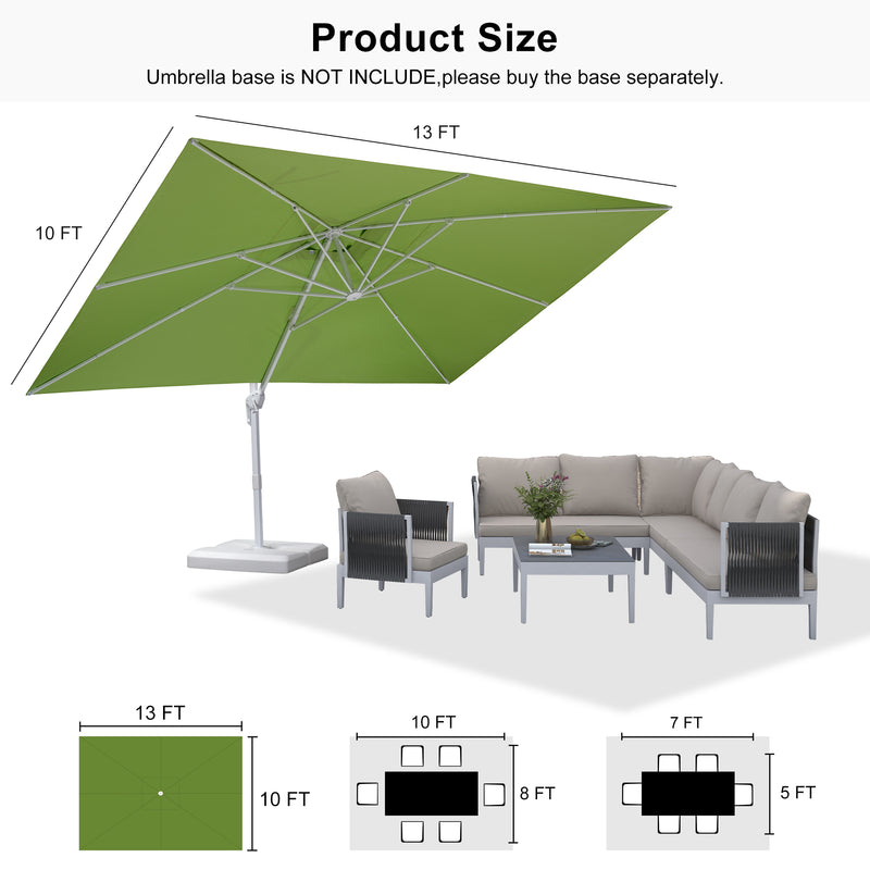 PURPLE LEAF White Outdoor Patio Umbrella Economical Large Patio Umbrellas