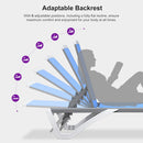 PURPLE LEAF Patio Chaise Lounge Chair Outside Aluminum Plastic Stackable Tanning Chairs for Pool Sunbathing Beach Deck Outdoor Lounger