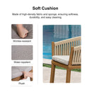 PURPLE LEAF Counter Stools, Bar Stools Set of 2 Rattan Bar Stools Wicker Bar Chairs Woven Aluminum Barstools with Back and Cushions