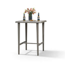 PURPLE LEAF Outdoor Bar Table Patio Dining Table Coffee Kitchen Breakfast Bistro Pub Bar Table for Patio Poolside