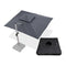 PURPLE LEAF Rectangular Large Outdoor Cantilever Umbrella With Base for Garden, Pool