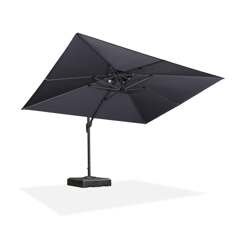 PURPLE LEAF Double Top 10 / 11 / 12 / 9 x 12 ft Square and Rectangle Outdoor Cantilever Umbrella