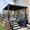 PURPLE LEAF Louvered Pergola Outdoor Aluminum Pergola with Adjustable Roof for Deck Backyard Garden Hardtop Gazebo