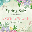 PURPLE LEAF Outdoor Bar Stools Counter Stools Rattan Bar Stools Chair Set of 2 with Backrest for Indoor or Outdoor, Kitchen lsland