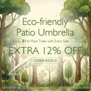 PURPLE LEAF UV Resistant Patio Umbrella Affordable Outdoor Umbrella with Base