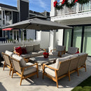 PURPLE LEAF Premium Patio Umbrella Classic SUNBRELLA Cantilever Umbrellas