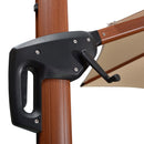 #Classic Series# Big Handle for Cantilever Double Top Umbrella