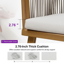 PURPLE LEAF Replacement Semicircle Cushion or Cover for Dining Chair