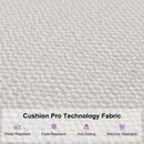 PURPLE LEAF Replacement Semicircle Cushion or Cover for Dining Chair