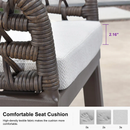 PURPLE LEAF Replacement Cushion or Cover for Stool & Dining Chair