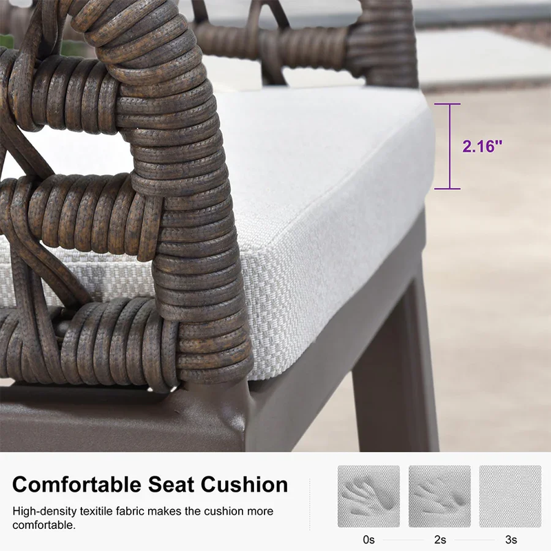 PURPLE LEAF Replacement Cushion or Cover for Stool & Dining Chair