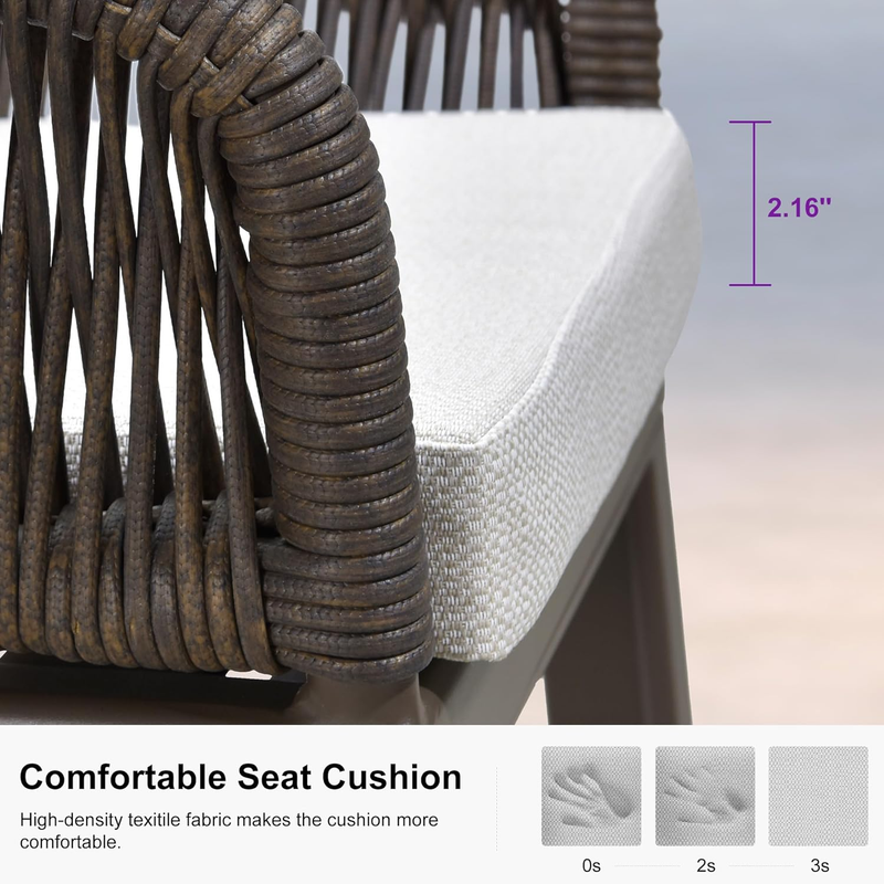 PURPLE LEAF Replacement Cushion or Cover for Stool & Dining Chair