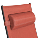 PURPLE LEAF Replacement Textilene Headrest Pillow for Chaise Lounge