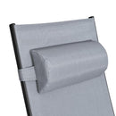 PURPLE LEAF Replacement Textilene Headrest Pillow for Chaise Lounge