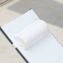 PURPLE LEAF Replacement Textilene Headrest Pillow for Chaise Lounge