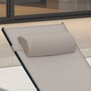 PURPLE LEAF Replacement Textilene Headrest Pillow for Chaise Lounge