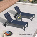 PURPLE LEAF Replacement Textilene Headrest Pillow for Chaise Lounge