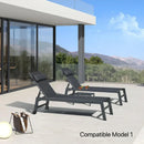 PURPLE LEAF Replacement Textilene Headrest Pillow for Chaise Lounge