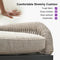 PURPLE LEAF Replacement Cushion Cover for Stool
