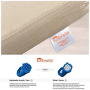 PURPLE LEAF Sunbrella Cushion for Stool