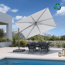 PURPLE LEAF UV Resistant Left-right Tilting Patio Umbrella Swivel Outdoor Umbrella