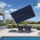 PURPLE LEAF UV Resistant Left-right Tilting Patio Umbrella Swivel Outdoor Umbrella